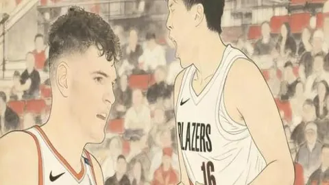 “篮网致敬卡特退役球衣，五载辉煌三度登顶全明星盛典。”